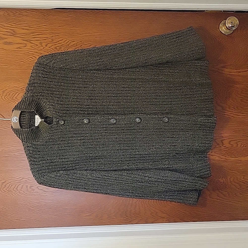 Zonda Nellis Green Sweater Jacket sz M